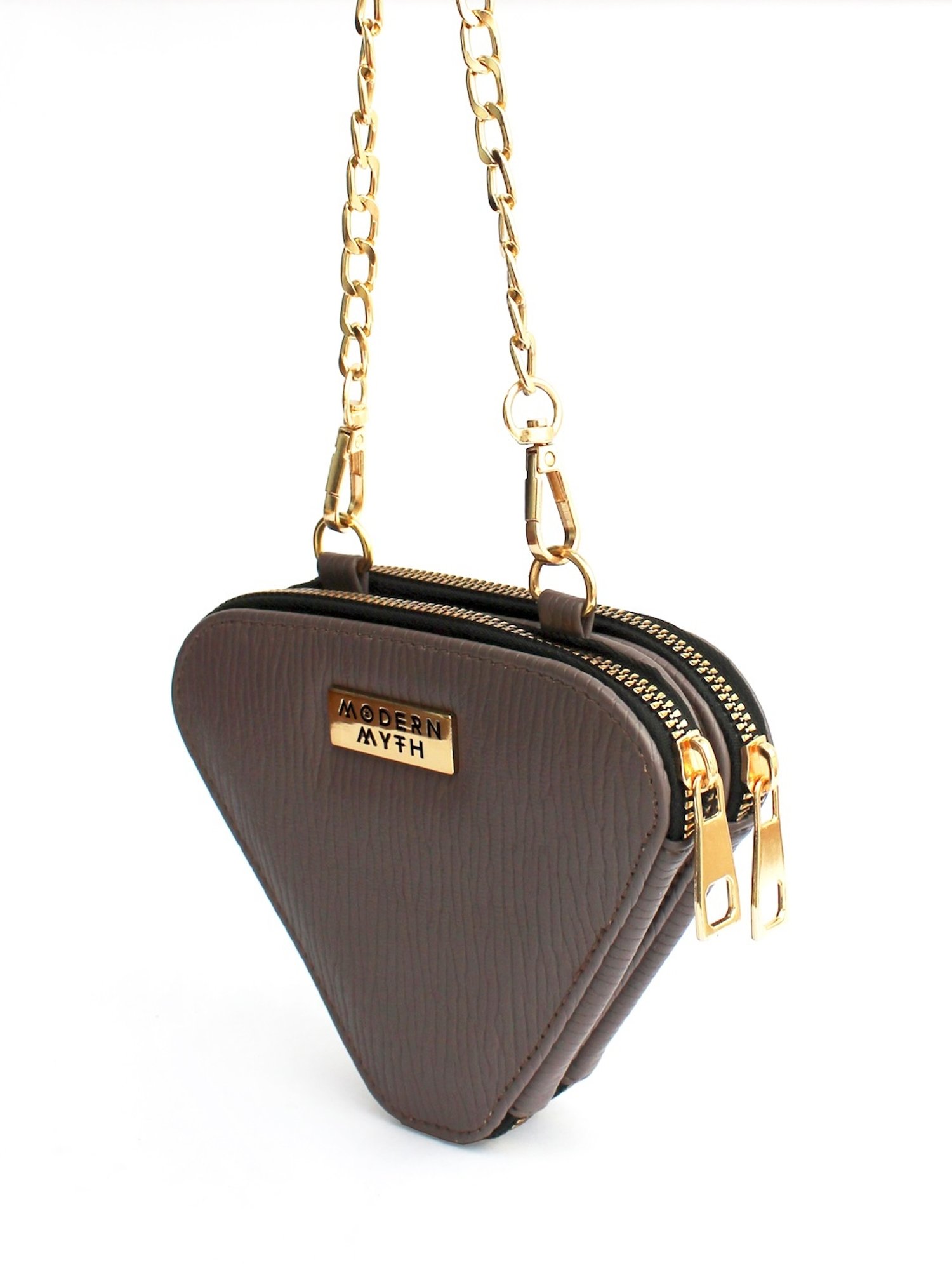 Modern Myth Trio Grey Textured Small Mini Cross Body Bag