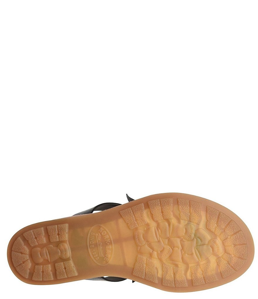 Kork-Ease Blake Leather Knot Bow Thong Flat Sandals