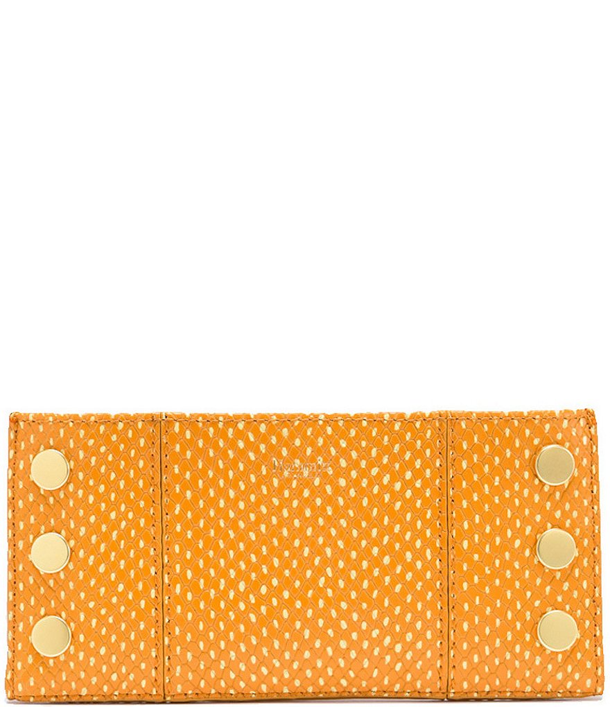 Hammitt 110 North Snake-Embossed Leather Checkbook Wallet