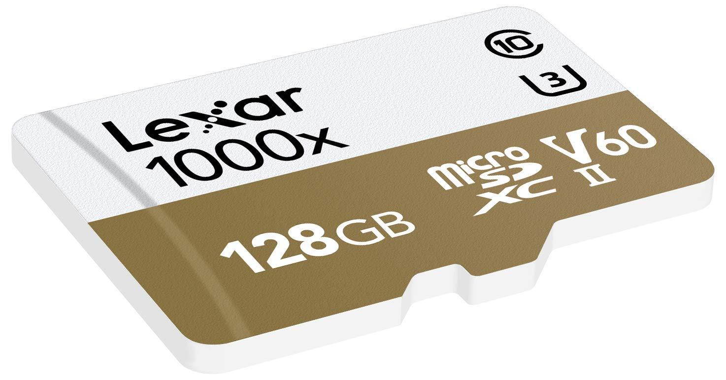 lexar professional 1000x microsdxc 128gb uhsii/u3 up to 150mb/s read w/usb 3.0 reader flash memory card lsdmi128cbnl1000r