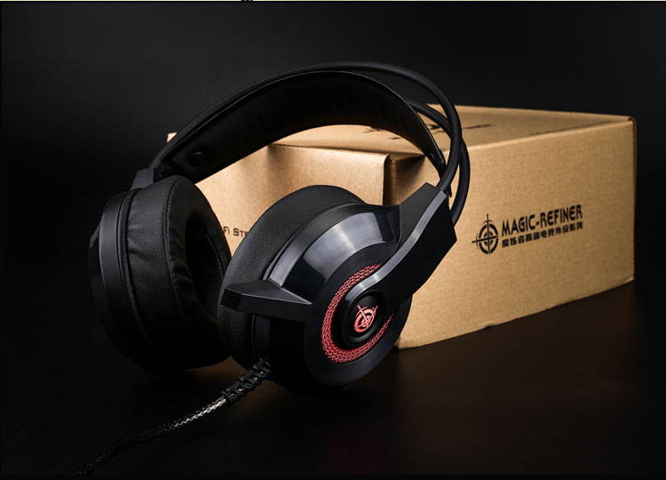 Docooler 7.1 Virtual Surround Sound Stereo Headset Wired Headphones Gaming Earphones for Computer PC Magic-Refiner MV5