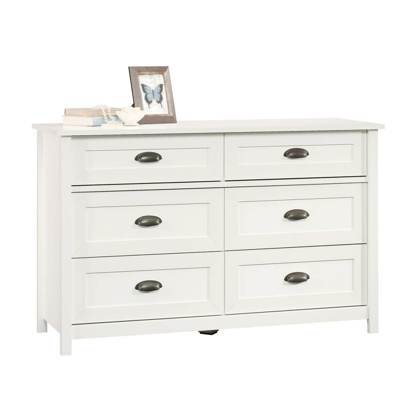 County Line Dresser Soft White - Sauder