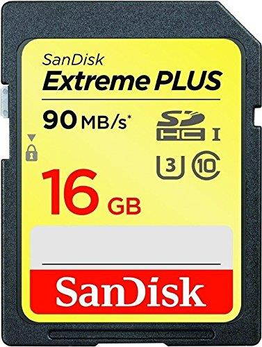 Sandisk Extreme Plus SDHC 16GB C10 Flash Memory Card (SDSDXSF-016G-ANCIN)