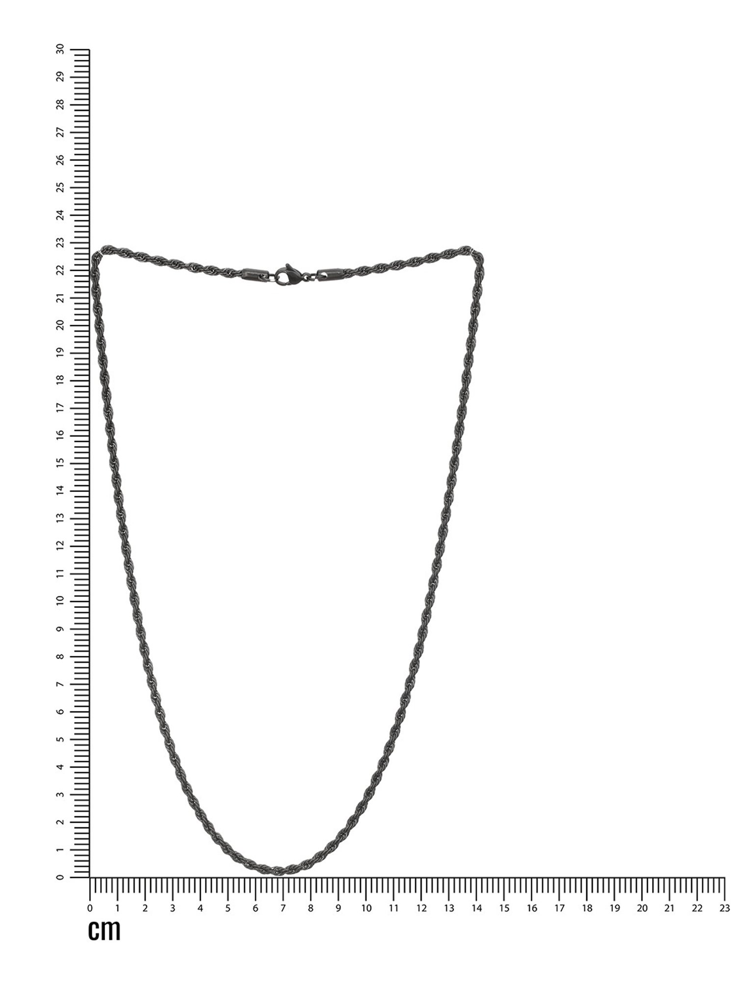 Aatmana Men Black Stainless Steel Chain