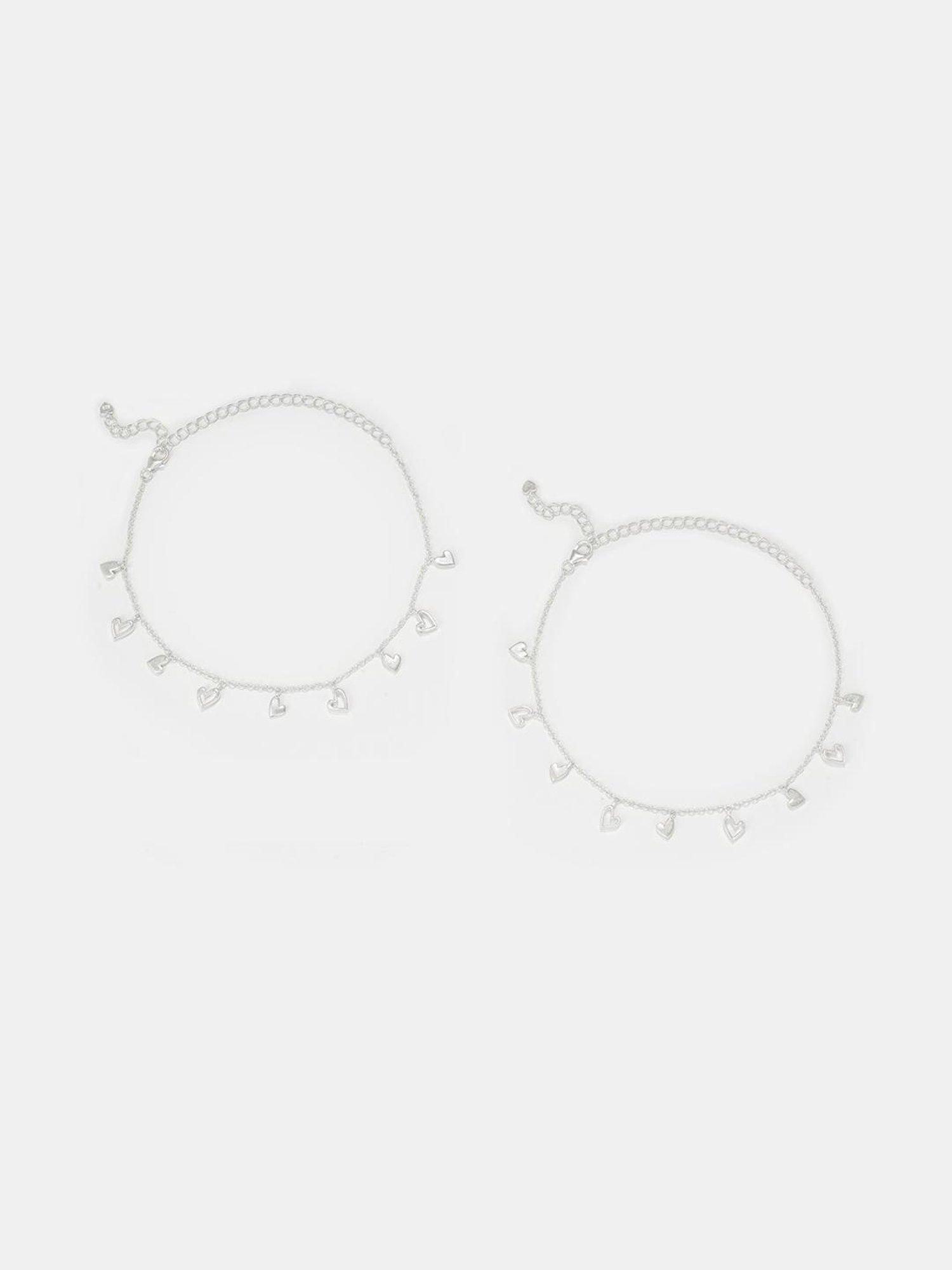 Shaya You and Your Restless Fidgeting Anklets (Pair) in 925 Silver