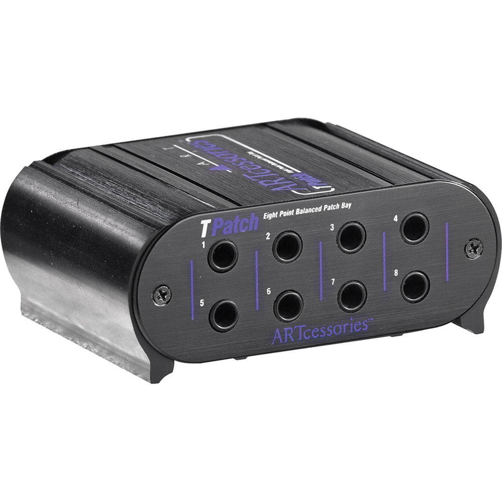 ART TPatch 8 Point Balanced Patch Bay