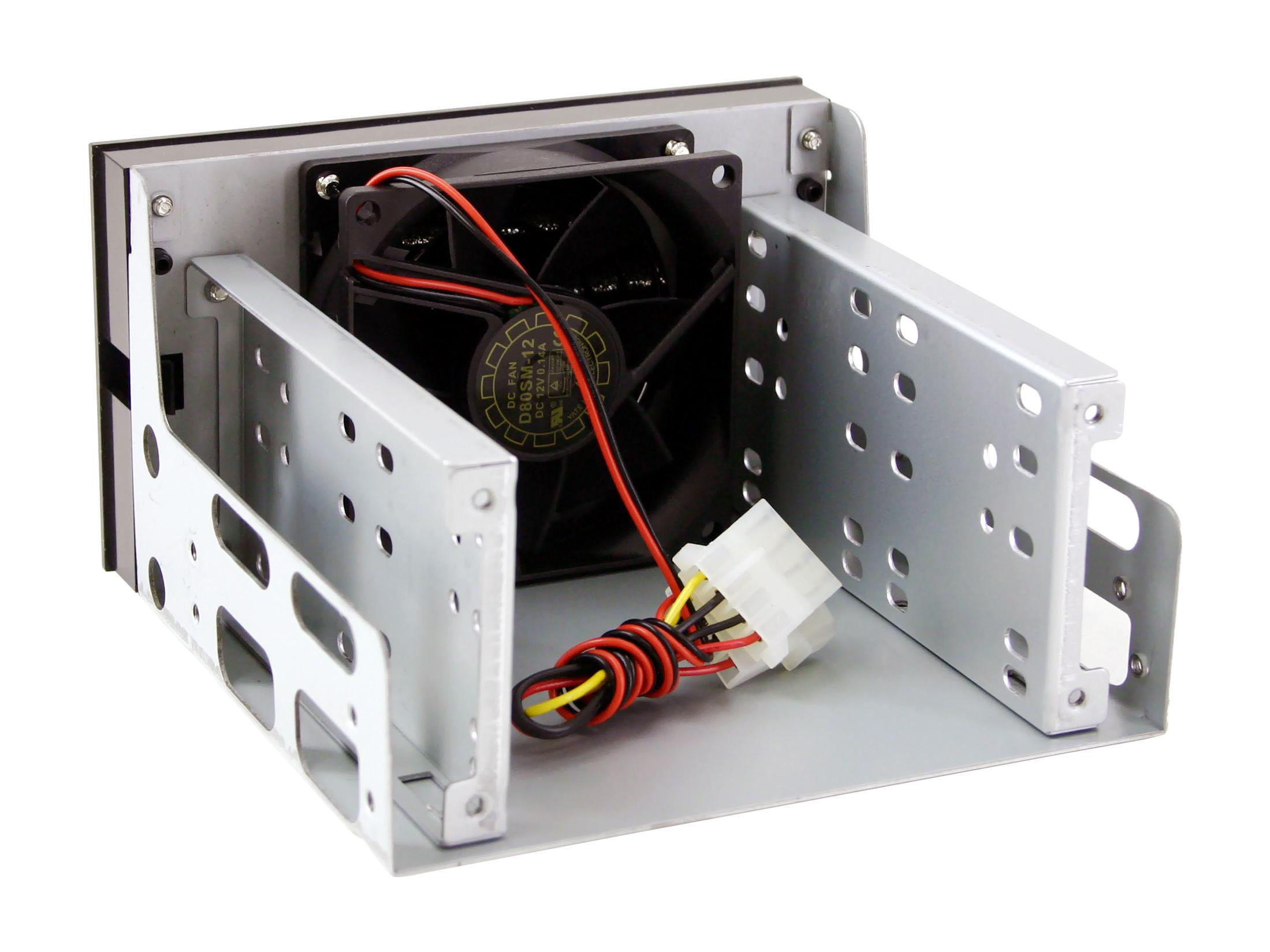 iStarUSA iStorm7 Heat Terminator Bracket 2x5.25" with 3 HDD Drive with 1x80mm Fan