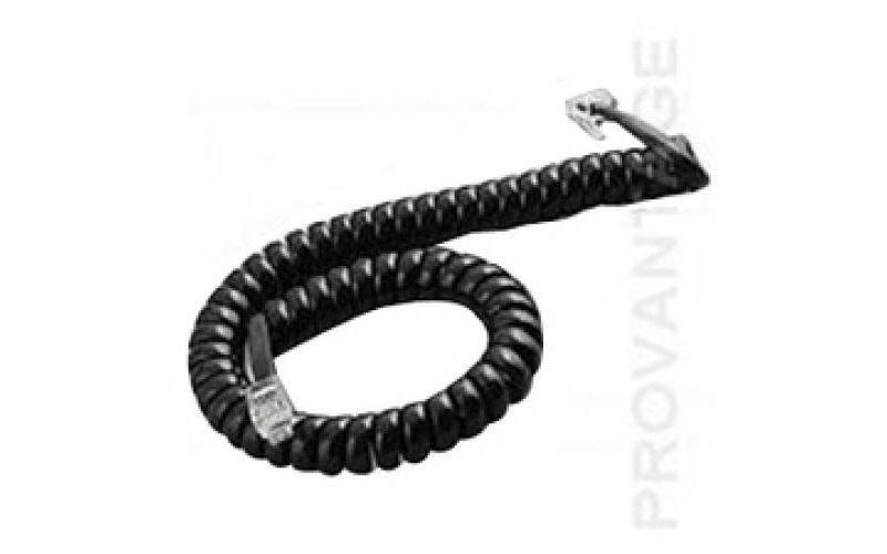 Walker Phone Cable - 15 ft Phone Cable for Phone - RJ-11 Male Phone - Black