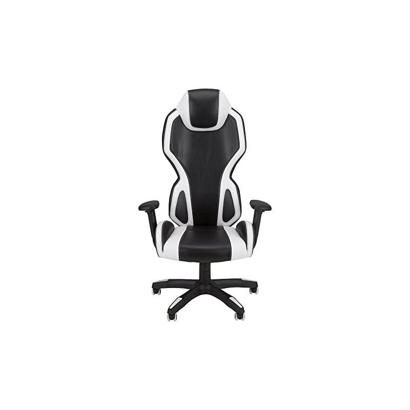 A.I. - High-Back Gaming Chair by  F.C, White/Black