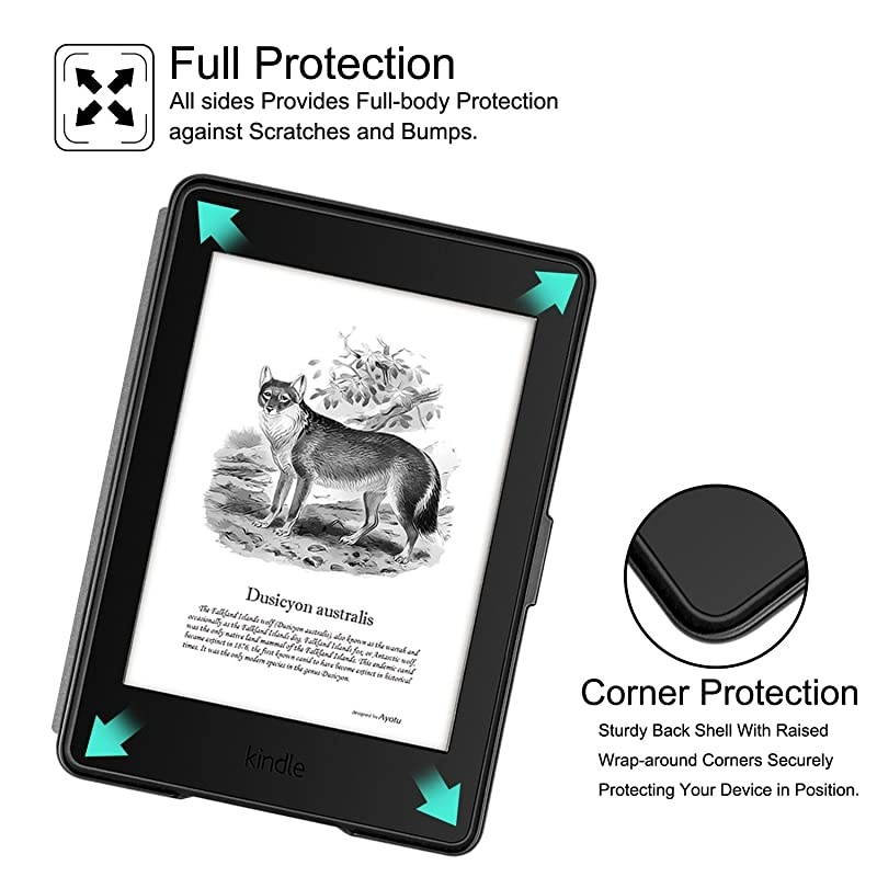 Case for Kindle Paperwhite Ultra Slim PU Leather Smart Leightweight Case Build in Magnetic with Auto SleepWake Function for  Kindle Paperwhite 6 EReader Dandelion
