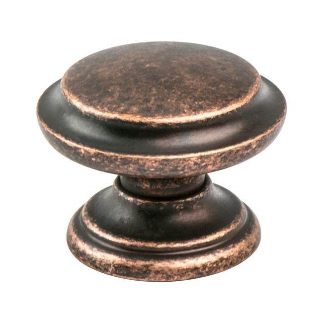Berenson 2977-1RC-C 1.375 in. dia. Euro Rustica Knob with Rustic Copper