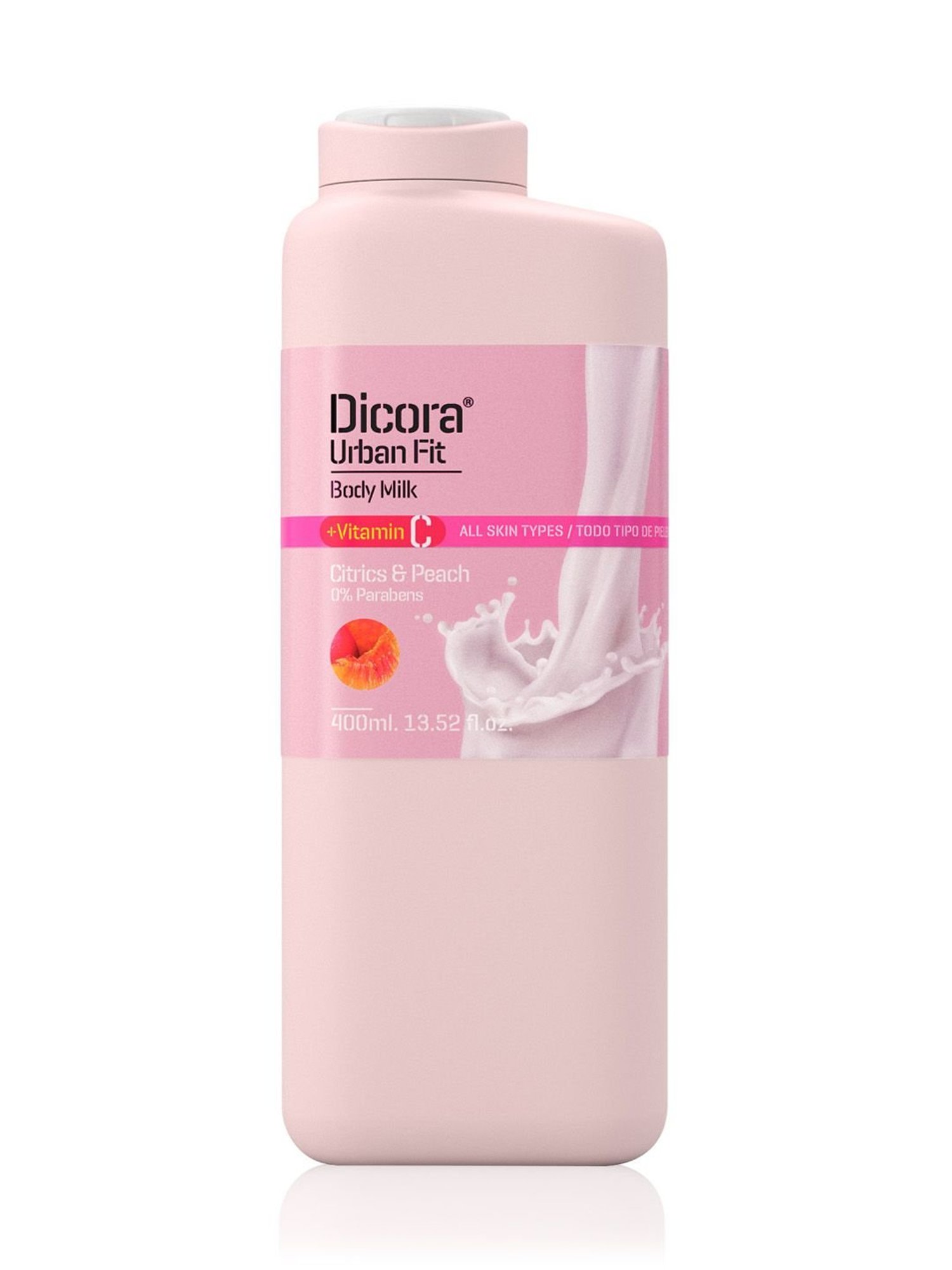 Dicora Urban Fit Body Milk Vitamin C Citrus & Peach - 400 ml