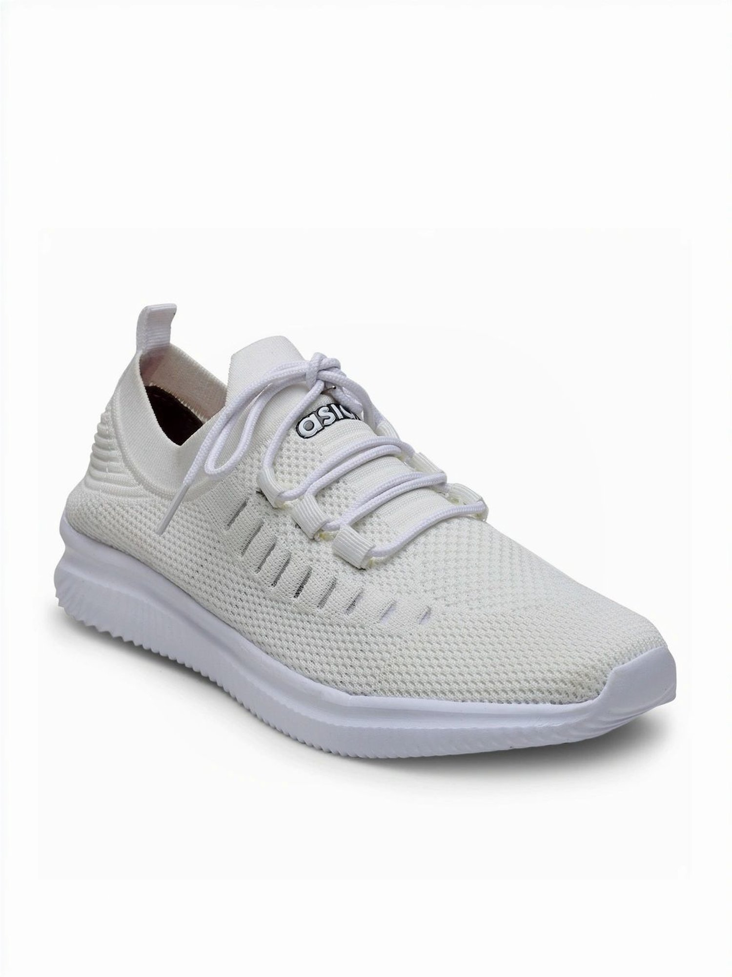 Asian Men's White Running Shoes