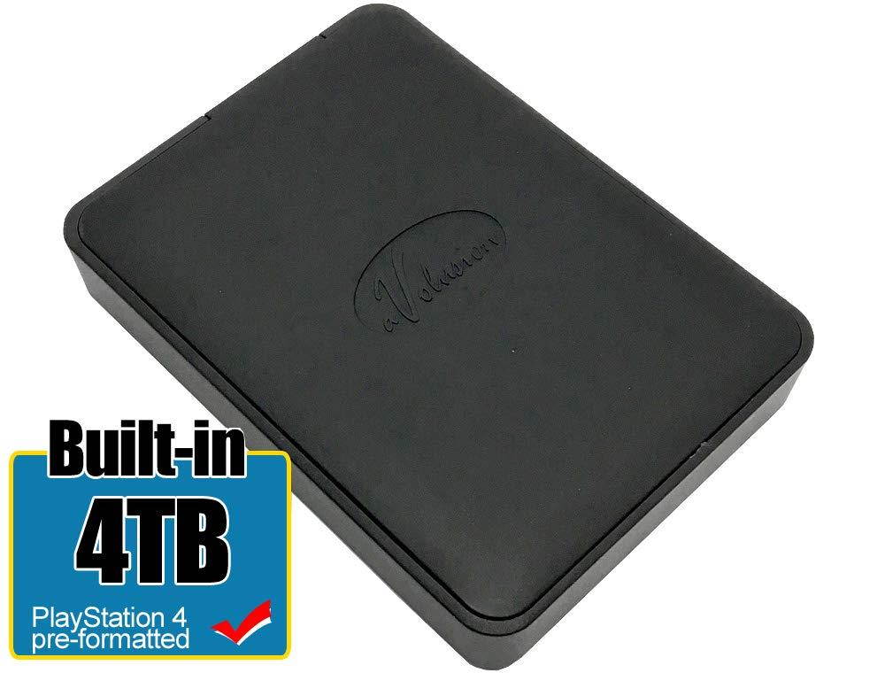 Avolusion 4TB USB 3.0 Portable PS4 External Hard Drive (PS4 Pre-Formatted) HD250U3-X1-4TB-PS - 2 Year Warranty