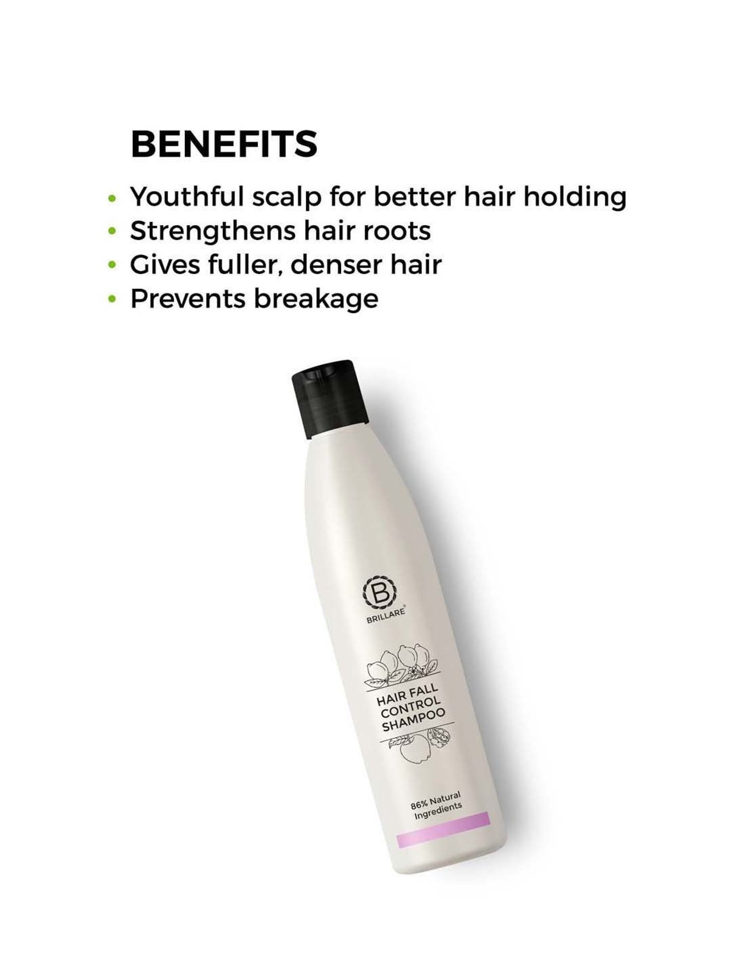 Brillare Hair Fall Control Shampoo - 300 ml