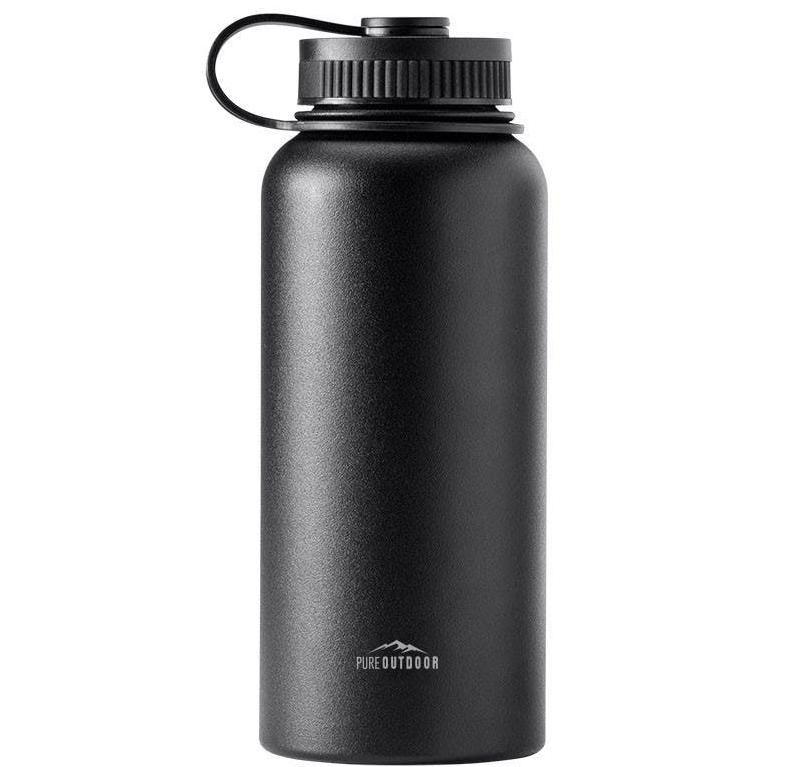 Just Funky Naruto Shippuden Akatsuki Red Clouds Plastic Water Bottle | Holds 32 Ounces