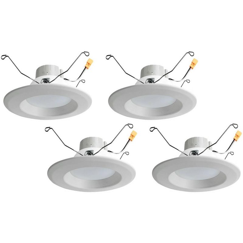 5/6" Four Color Adjustable 15 Watt LED Retrofit Trims 4-Pack