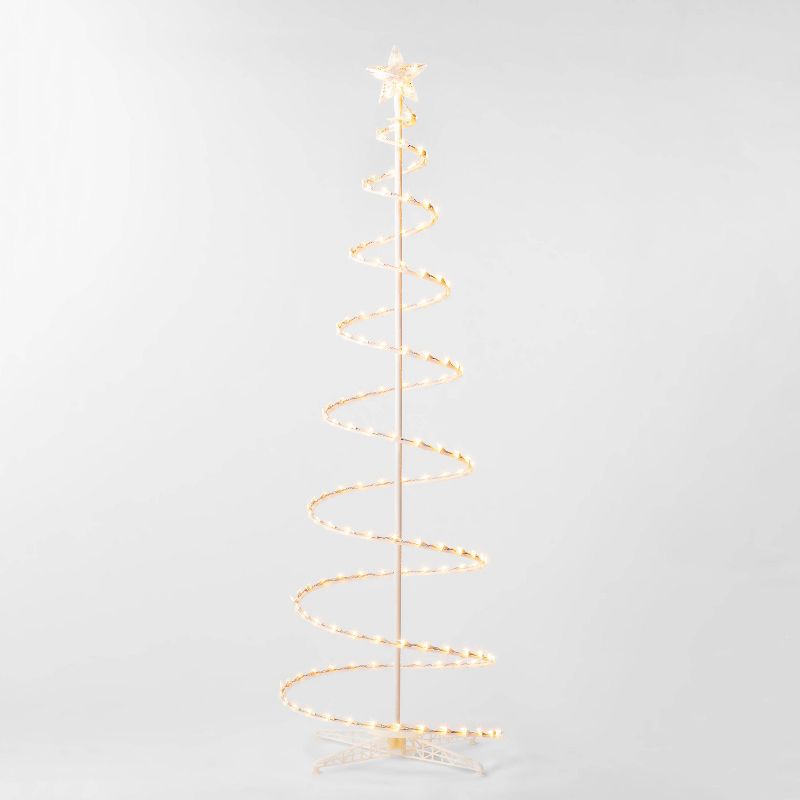 6' Christmas Incandescent Spiral Tree Novelty Sculpture - Wondershop™
