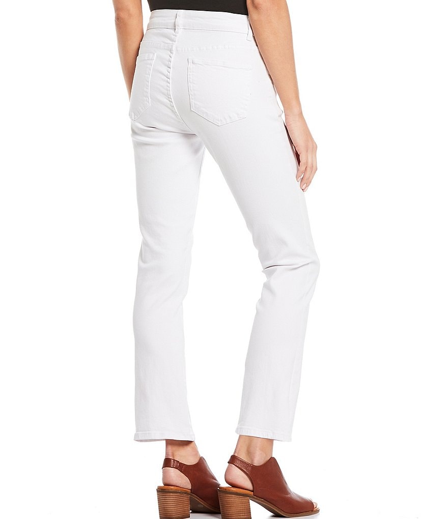 Reba Guiliana Flared Leg Mid Rise Ankle Jeans