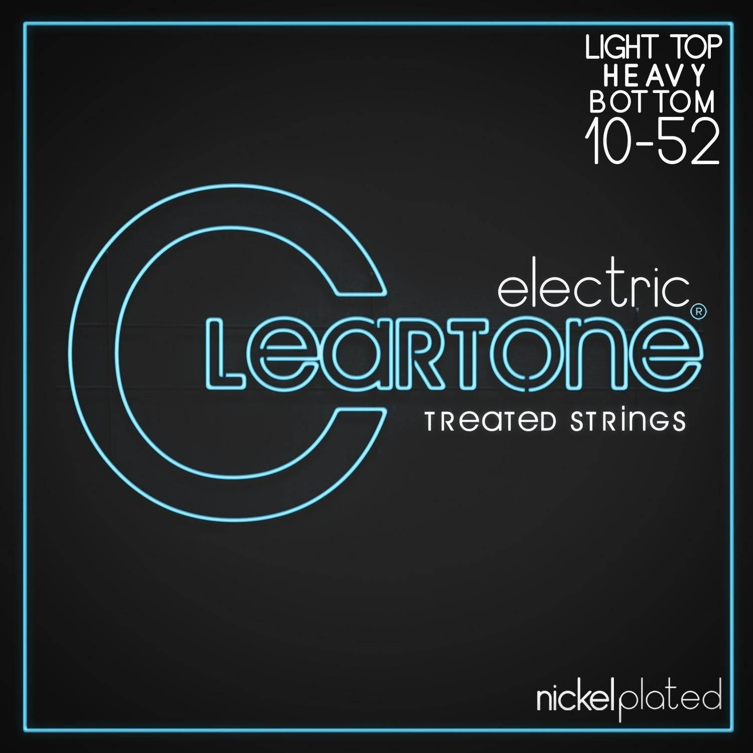 Cleartone Electric Guitar Strings - Light Top - Heavy Bottom - 10-52 - 1 Pack