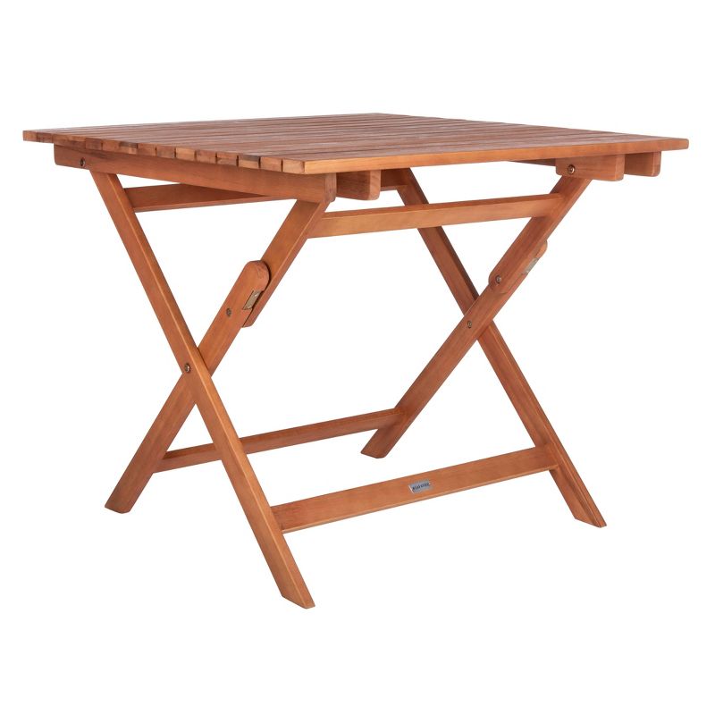 Kresler Folding Table Natural - Safavieh