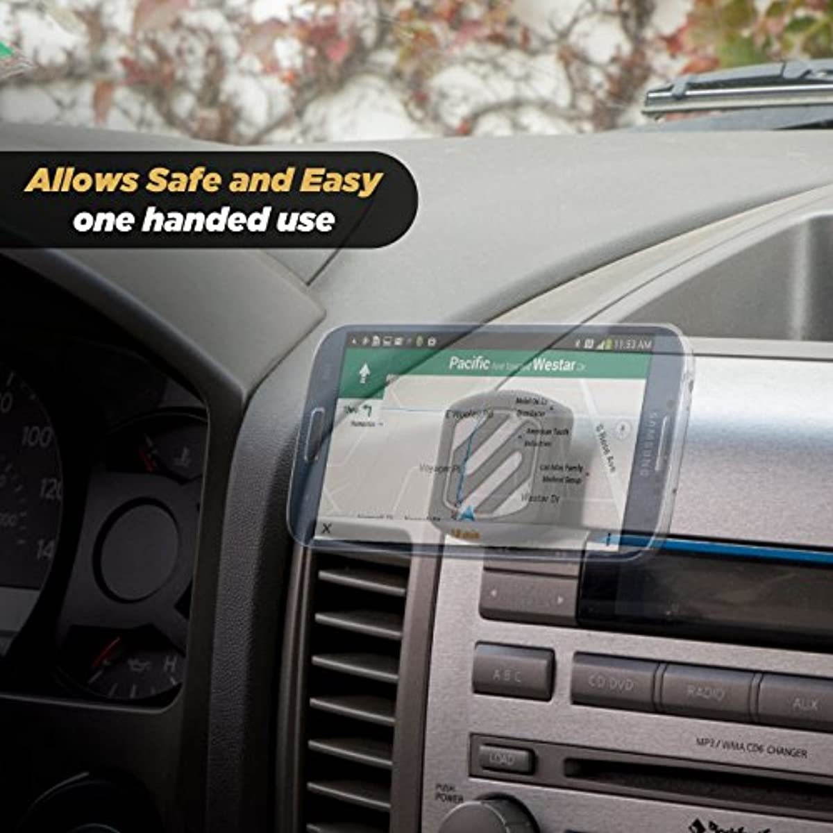 SCOSCHE MAGFM MagicMount Universal Magnetic Flush Mount Holder for Mobile Devices, Black