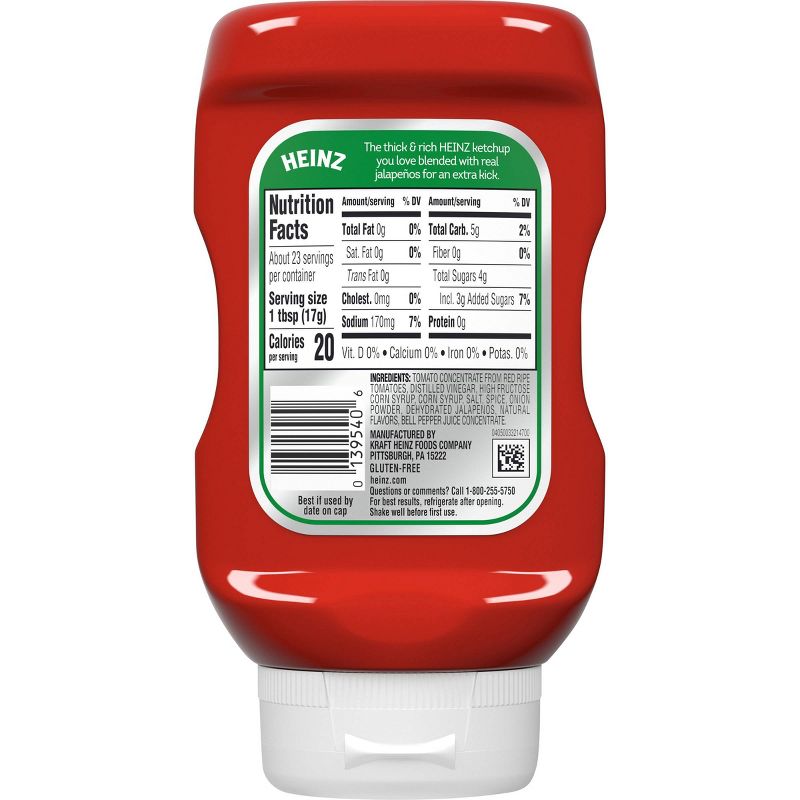 Heinz Jalapeno Tomato Ketchup - 14oz