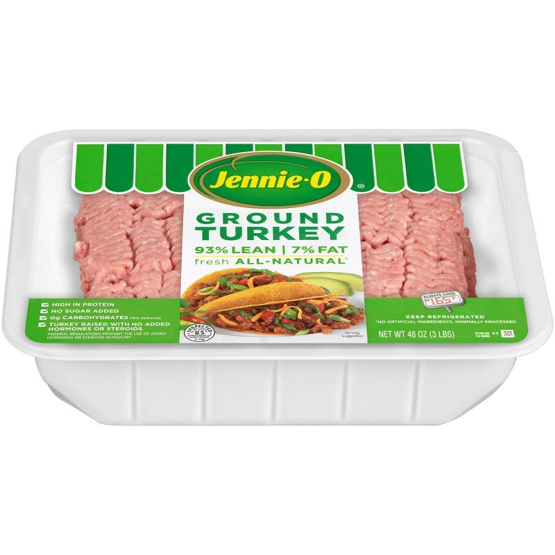 Jennie-O 93/7 Lean Ground Turkey Family Pack - 48oz