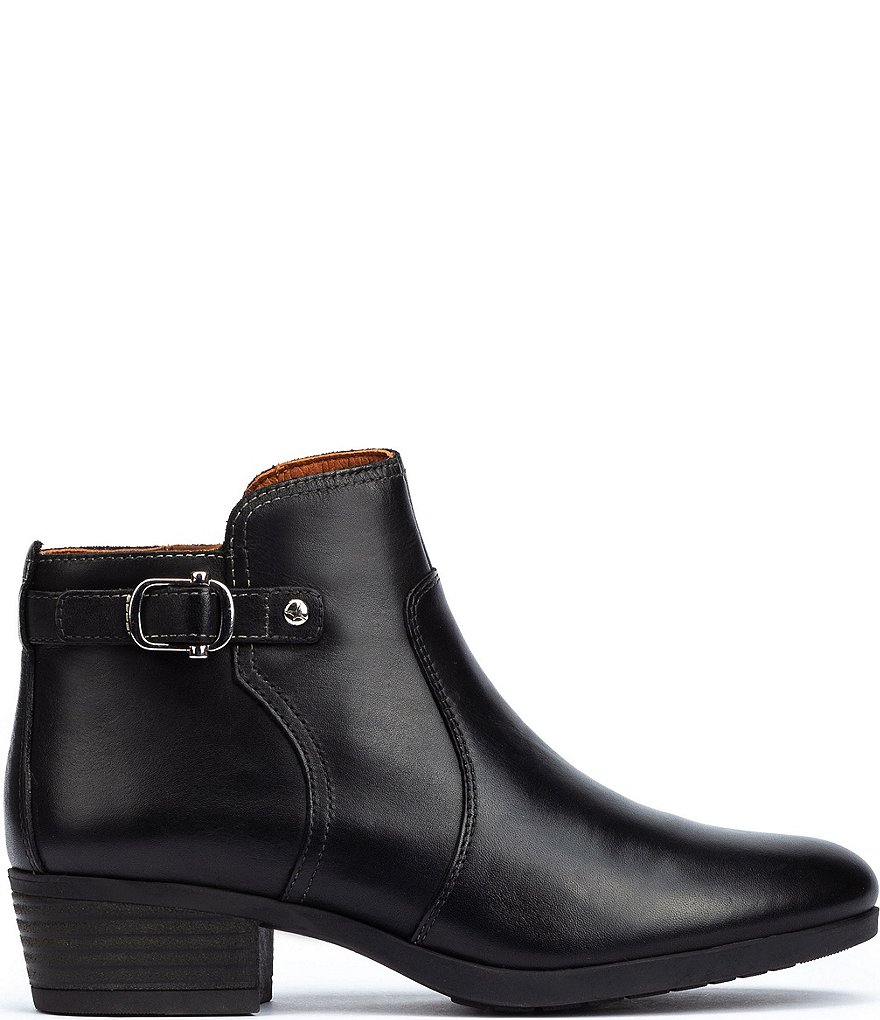 Pikolinos Daroca W1U Leather Block Heel Booties