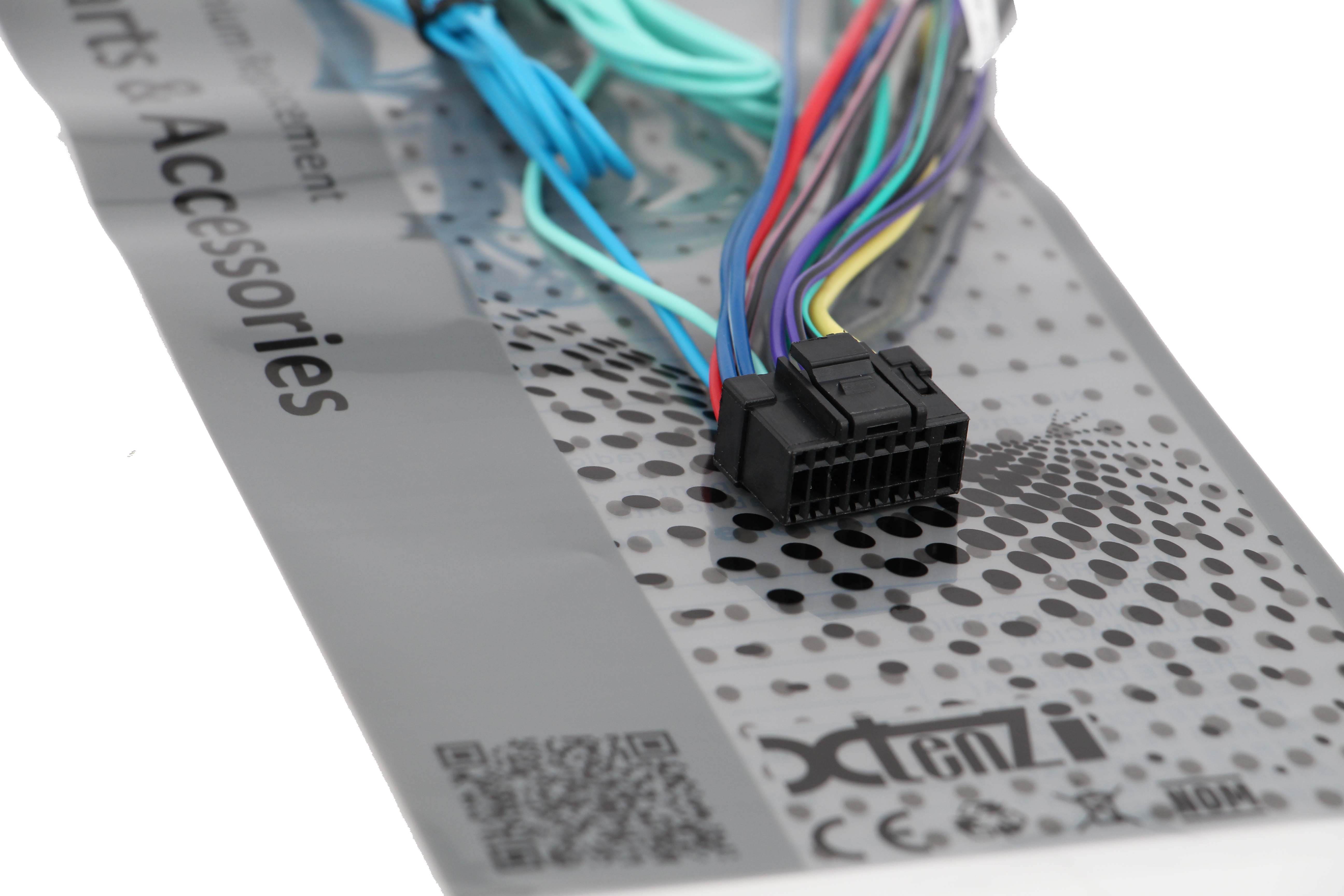 Xtenzi Wire Harness Plug Full 16 Pin Car Stereo For Alpine IVA INA IXA INE Video with Long Cables