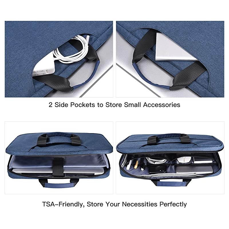 15 Inch Laptop Case for Women Ladies Bag Briefcase with Electronics Organizer for Dell XPS 15 7590 9575 HP Pavilion x360Chromebook 14 Acer Chromebook 14 Lenovo Yoga C940 C930 139 SleevePink