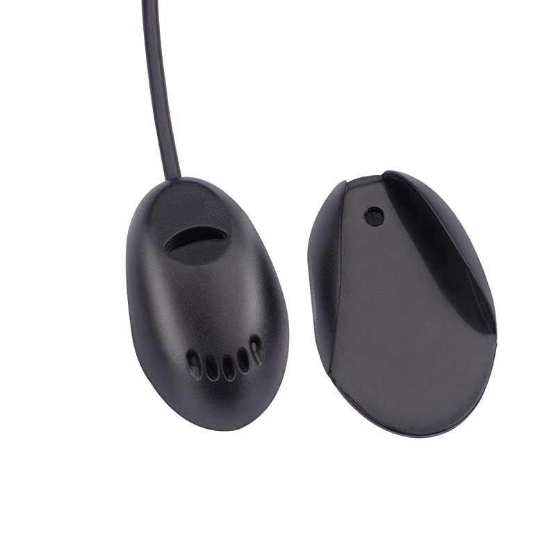 Mic 25mm External Microphone Assembly For Car Vehicle Head Unit Bluetooth Enabled Audio Stereo Radio Receiver GPS DVD with 3m Cable Plug and Play