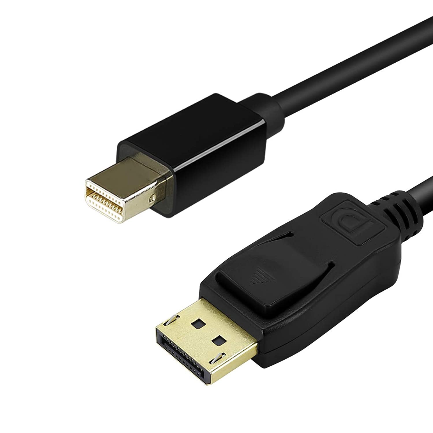 BENFEI Mini DisplayPort to DisplayPort Cable, Mini DP(Thunderbolt Compatible) to DP 6 Feet Cable (Male to Male) Gold-Plated Cord, Supports Supports 4K@60Hz, 2K@144Hz