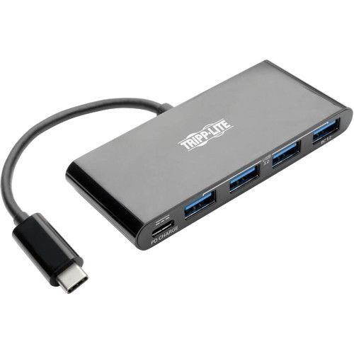 NEW Tripp Lite U460-004-4AB-C 4-Port USB 3.1 Hub, 4x USB-A, Thunderbolt 3-PD
