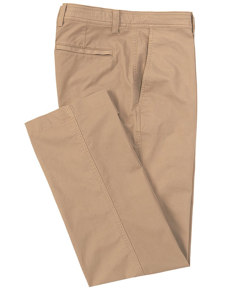Roundtree & Yorke Flat Front Nylon Tech Pants