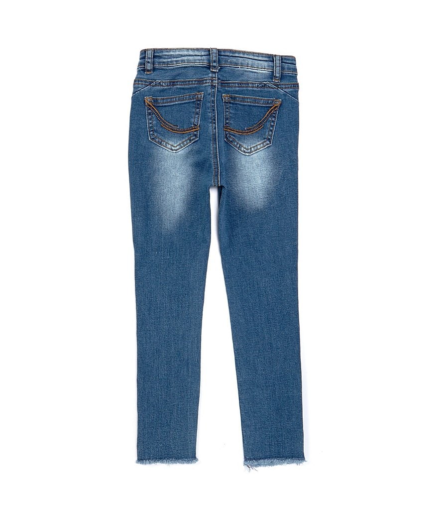 Hippie Girl Little Girls 4-6X REPREVE Destructed Denim Skinny Jeans