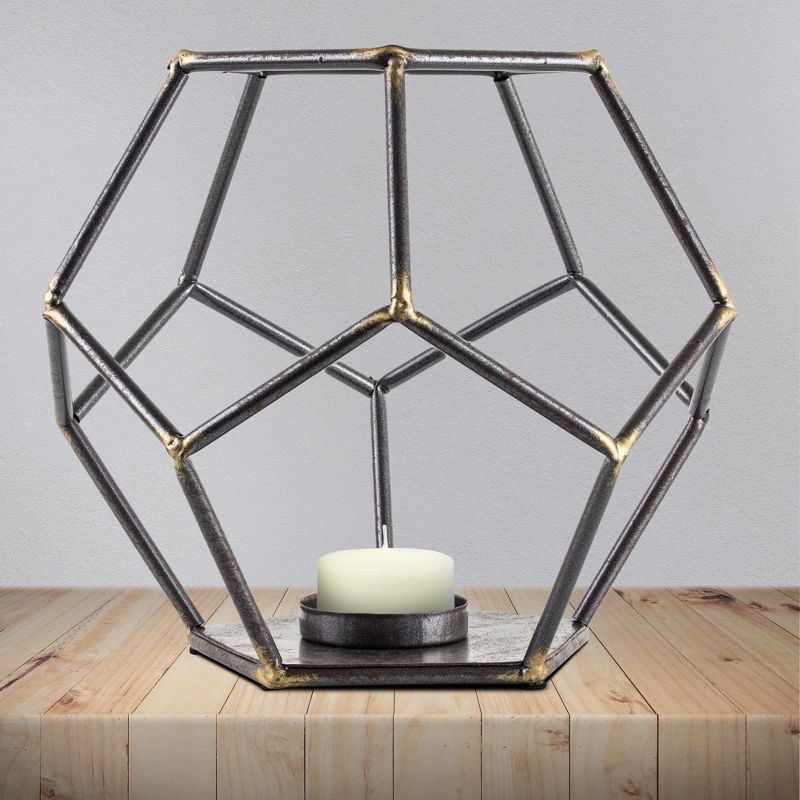 Decorative Candle Holder Brown - E2
