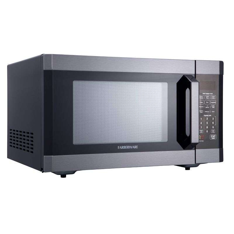 Faberware 1.6 cu ft Microwave Oven with Smart Sensor - Black