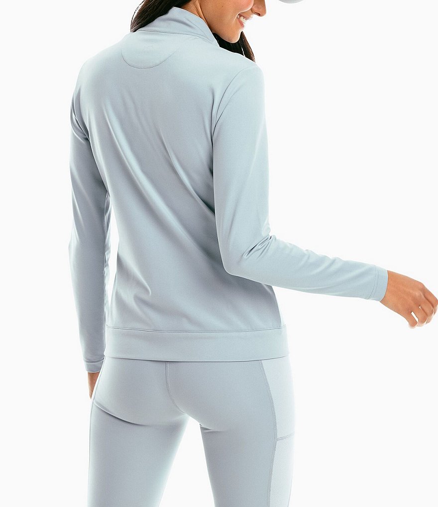 Southern Tide Performance Josette Stand Collar Long Sleeve Quilted Nylon Jacket