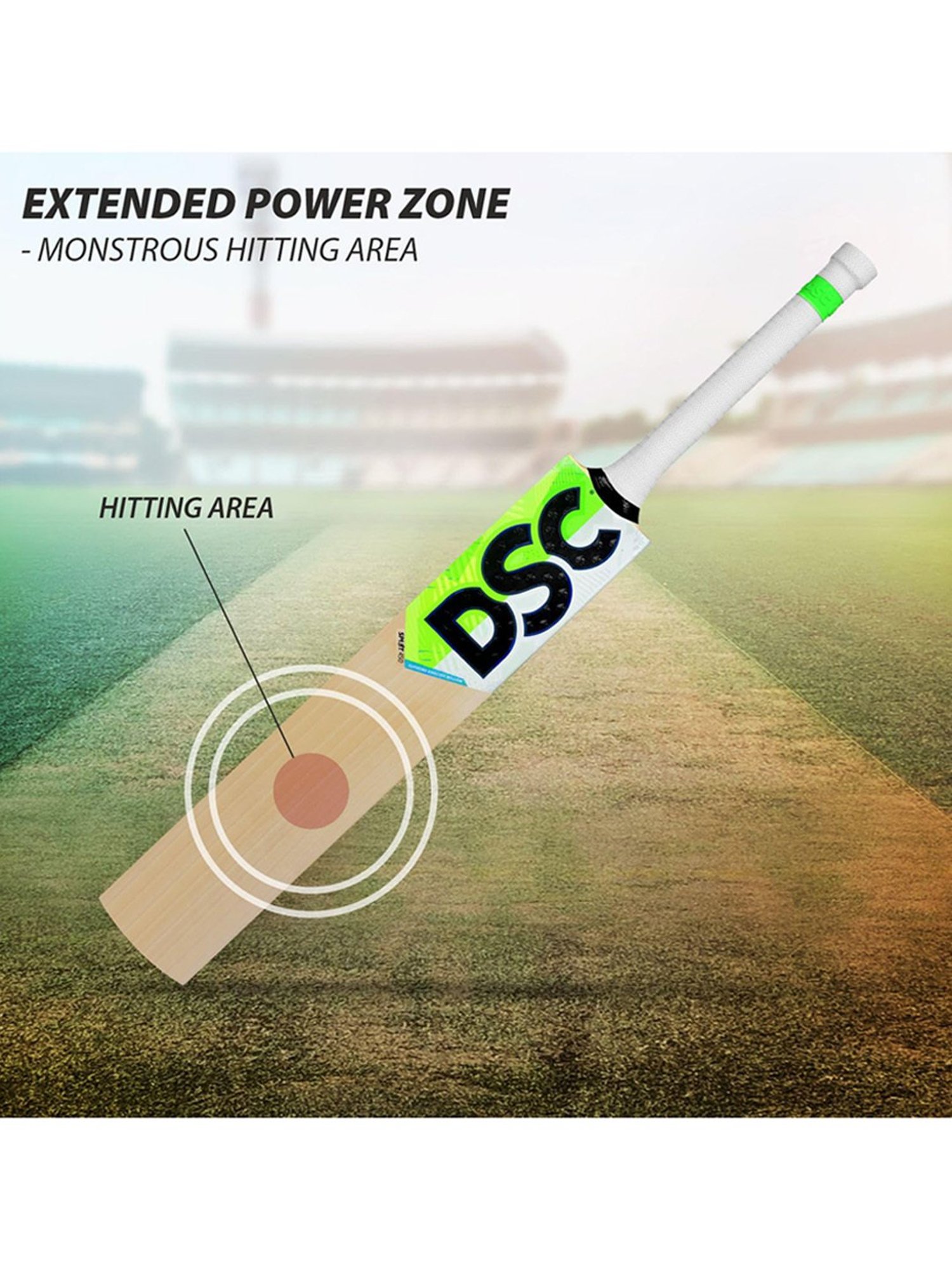 DSC SPLIIT 450 English Willow Cricket Bat Size - 4