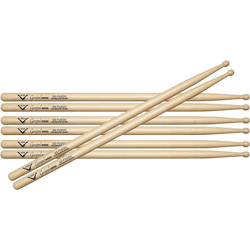 Vater Gospel Fusion Drumsticks - Buy 3, Get 1 Free Wood