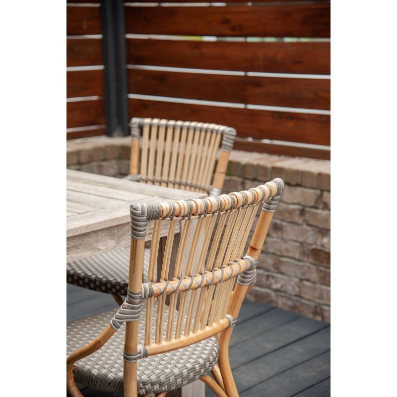 Raina Bistro Chair Gray/Natural - East at Main