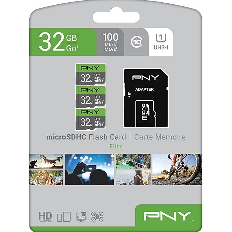 32GB Elite Class 10 U1 MicroSDHC Flash Memory Card 3Pack 32GB 3Pack