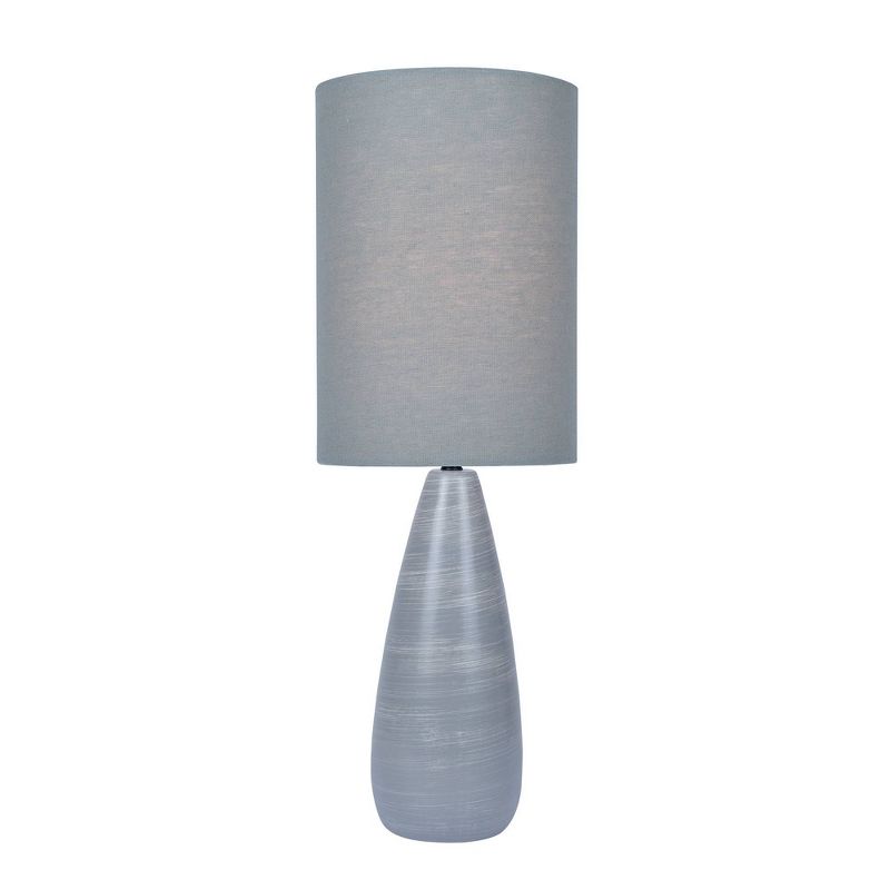 Quatro Table Lamp Brushed Gray  - Lite Source