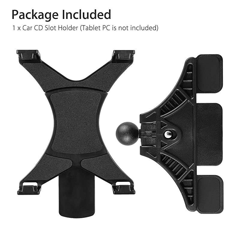 Universal CD Slot Tablet Car Mount CD Player Tablet Holder for Car Compatible with iPad ProAirMiniSamsung Galaxy TabMicrosoft Surface ProiPhone 11 Pro Max All 7105 inch Tablets
