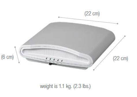Ruckus Wireless ZoneFlex R710 Dual-band 802.11abgn/ac Wave 2 Wireless Access Point, 4x4:4 Streams, MU-MIMO, BeamFlex+, Dual ports, 802.3af/at PoE support