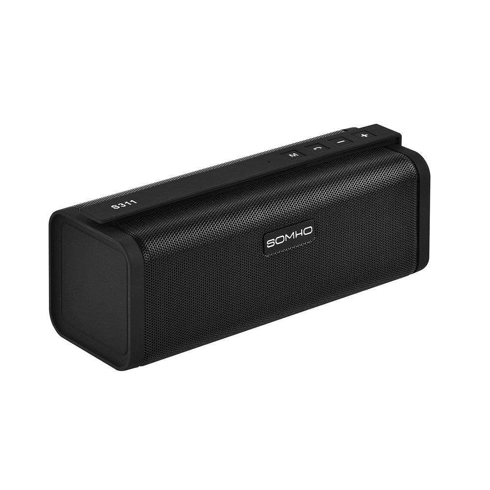 SOMHO Mini Bluetooth Loud Speaker with 2 Horn Stereo Hands Free Subwoofer S311