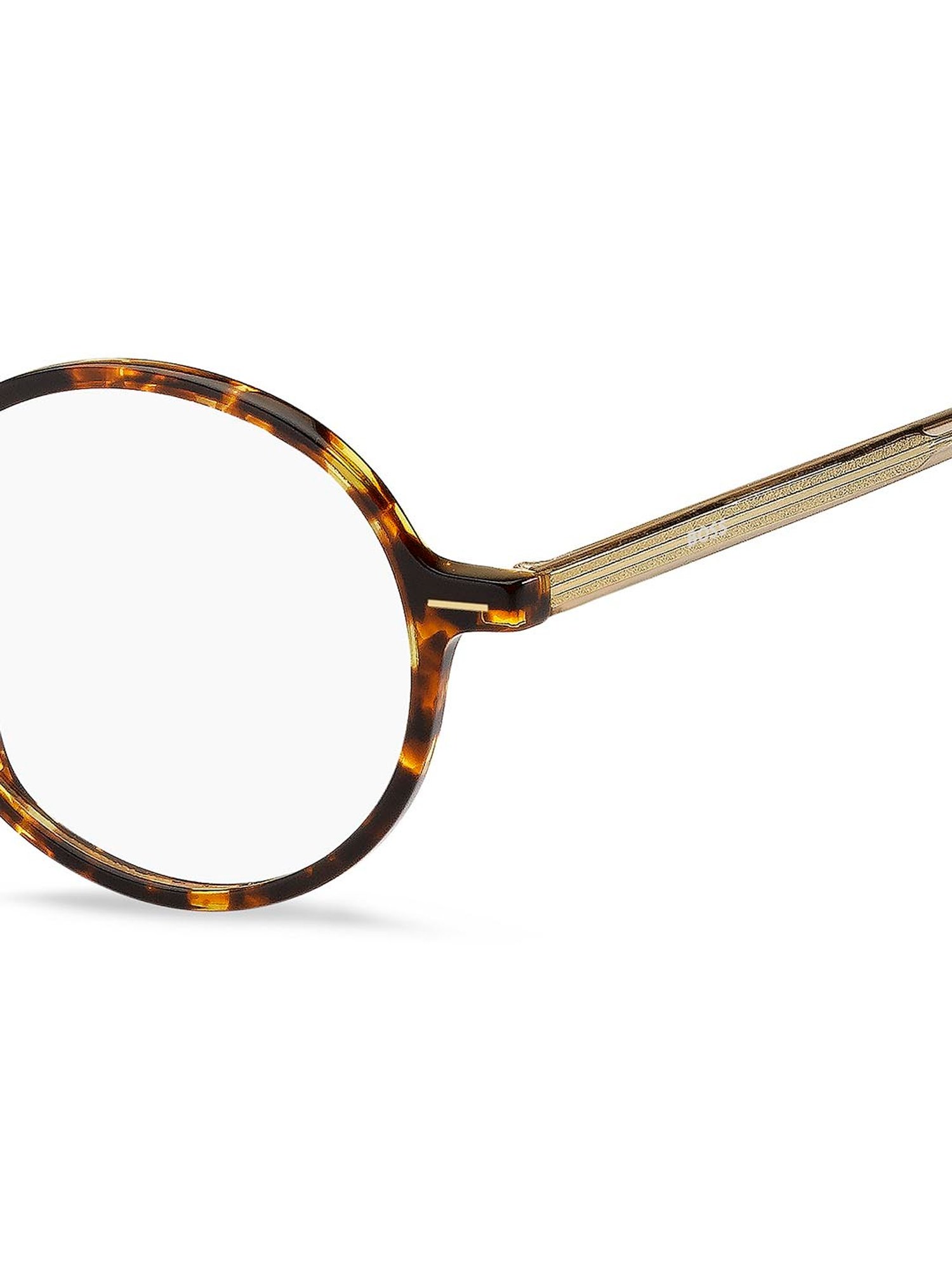 Hugo Boss Brown Round Eye Frames for Women
