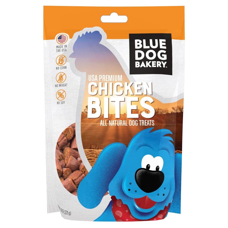Blue Dog Bakery Chicken Bites Chewy Dog Treats - 7.8oz