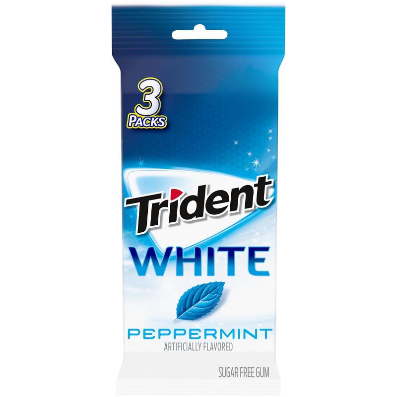 Trident White Peppermint Sugar-Free Gum - 48ct